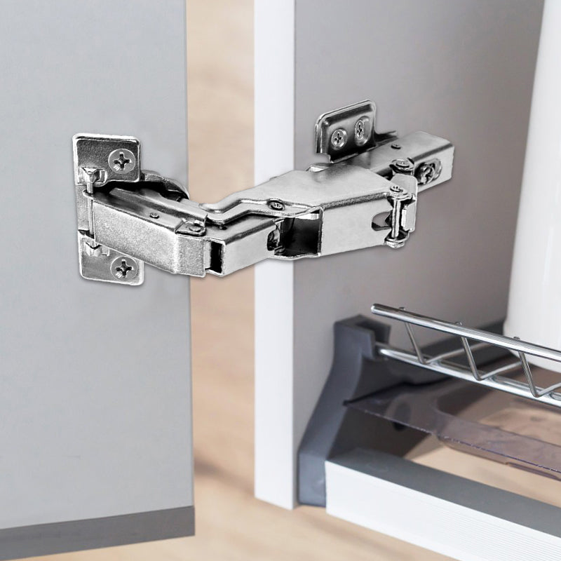 2 PCS 165 Degree Kitchen Cabinet Hinges Soft Close Cupboard Hinges with Fixing Screws