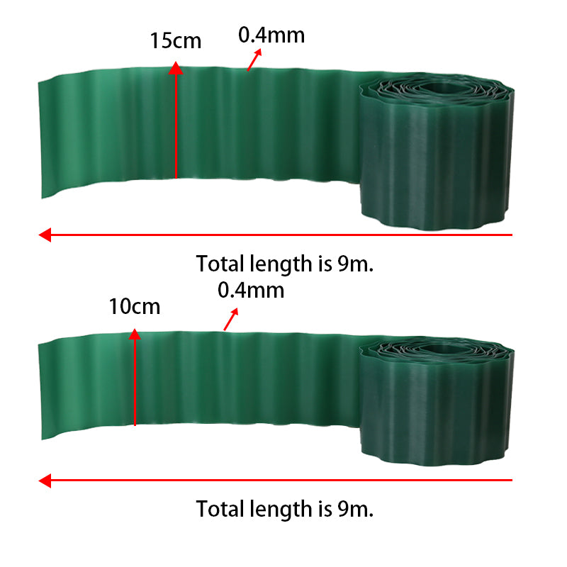 Lawn Garden Border Edging Flexible PVC Landscape Edging for DIY Flower Bed Fencing