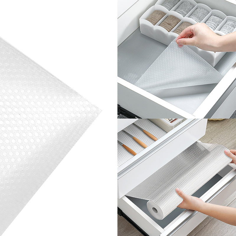 Drawer Liners Cupboard Liners Non Slip Shelf Mat Fridge Liners for Kitchen Cabinets 55 x 500 cm Black Or Transparent