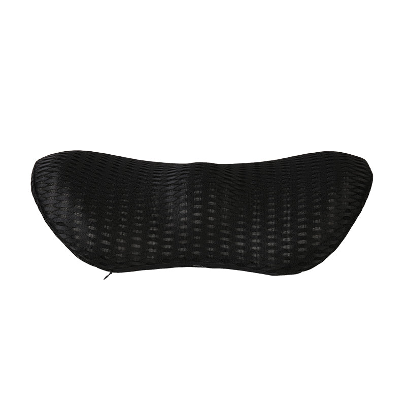 Car Lumbar Support Memory Pillow Chair Cushion for Sleep and Lower Back Relief Pain Black Grey