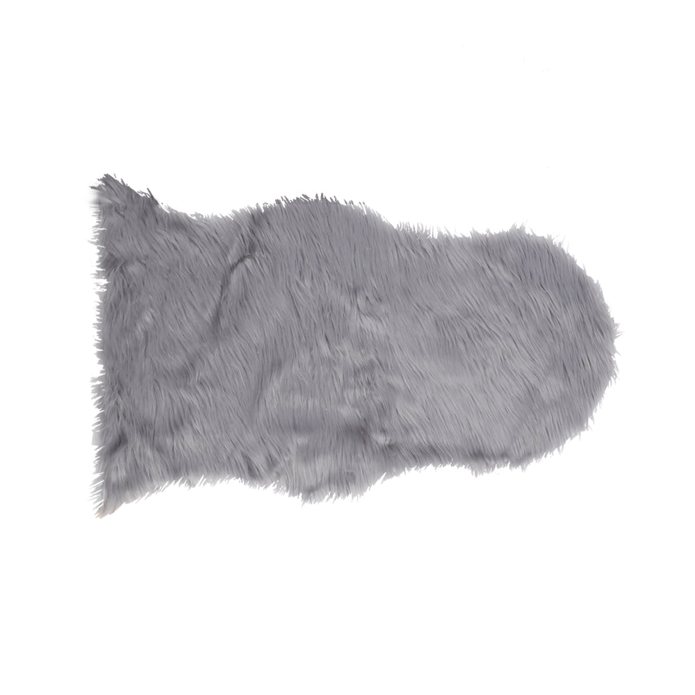 Large Faux Fur Sheepskin Rug Room Sofa Hairy Mat Fluffy Mat Shaggy Floor Carpet grey/white/white+grey