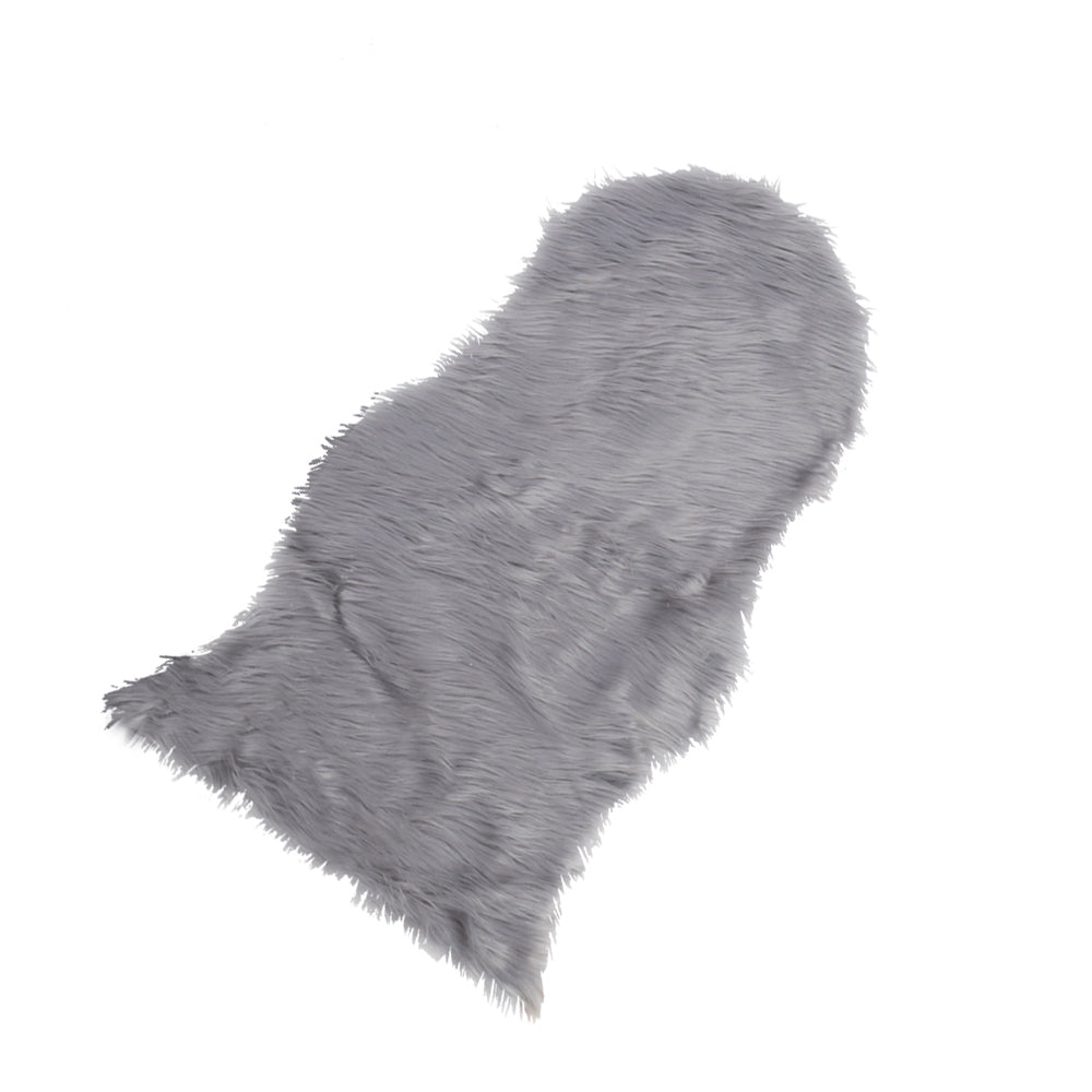 Large Faux Fur Sheepskin Rug Room Sofa Hairy Mat Fluffy Mat Shaggy Floor Carpet grey/white/white+grey