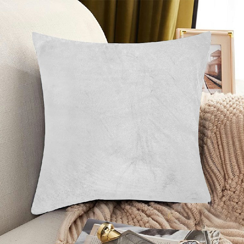 4 Pack Velvet Cushion Cover Square Pillow Decor Bed Sofa Cushion Cover 45x45cm dark grey/light grey/silver