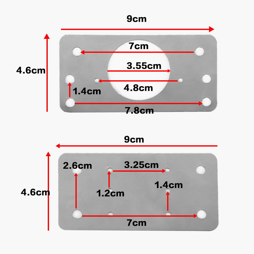 4 Pack Door Hinge Plate Cupboard Hinge Repair Plate Cabinet Hinge Repair Brackets