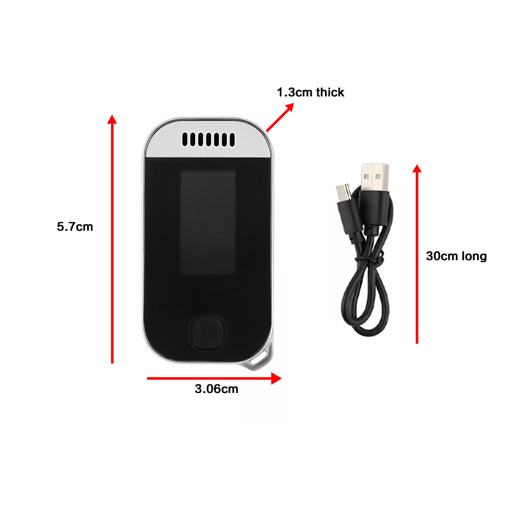 Professional LCD Digital Breath-Alcohol Tester Portable Breathalyser Self Analyzer