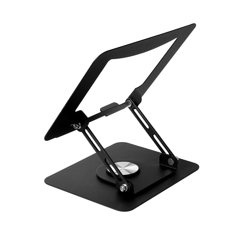 360-degree Rotation Metal Portable Laptop Tablet Stand Riser Bracket Adjustable Holder for Desk - Black OR Silver