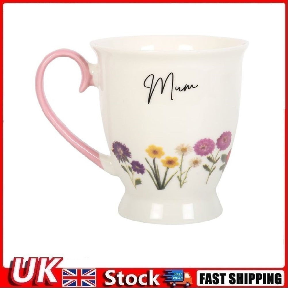 Mum Wildflower Pedestal Mug