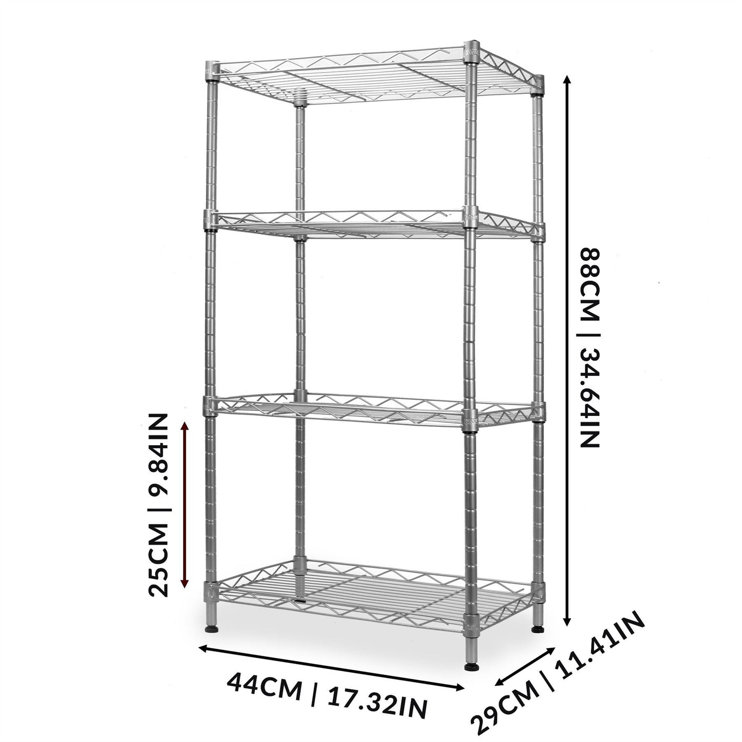 4 Tier Shelving Unit | M&W