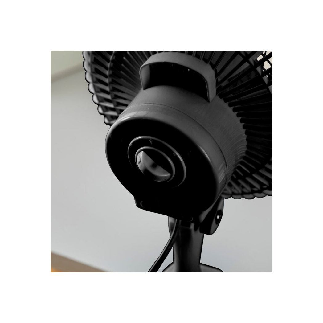 Neo Mini Clip Base Mount Desk Fan Black