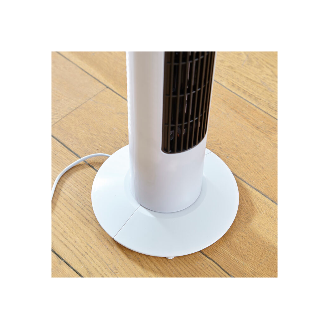 Neo 33" Aroma Free Standing 3 Speed Fan - White