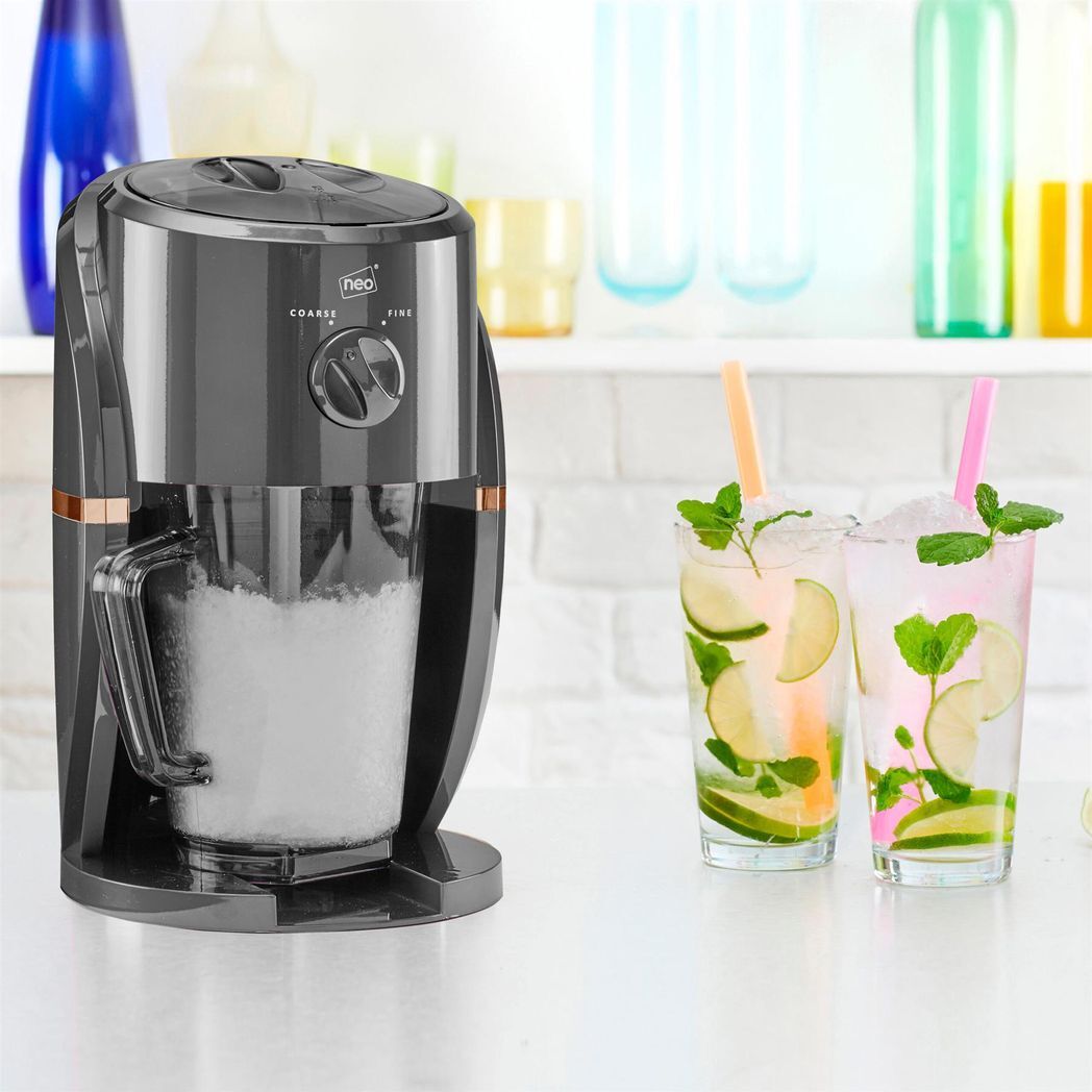 Neo Grey and Copper Ice Crusher Slush Machine