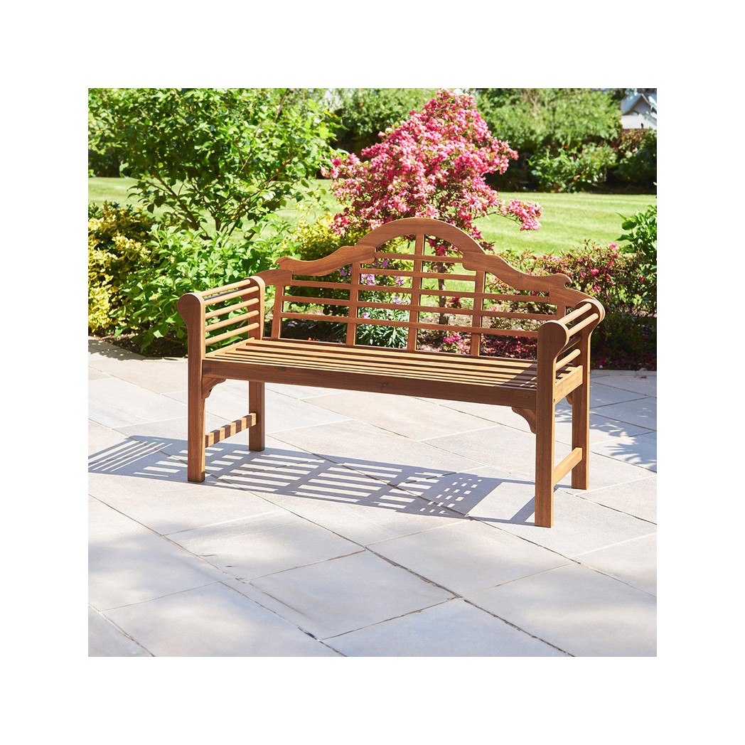 Lutyens Style Bench - Natural Oil