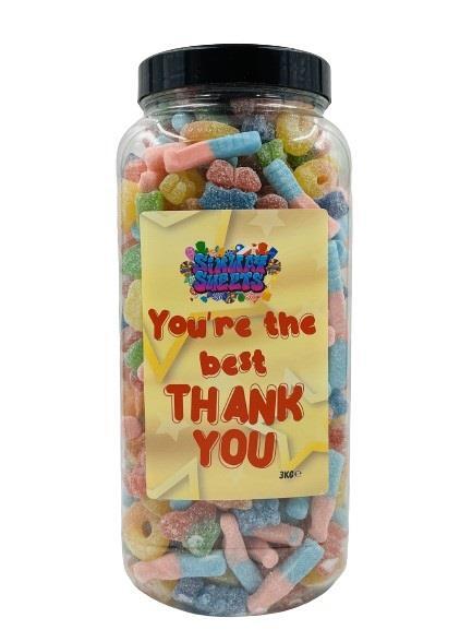 Thank You 3kg Jar - Fizzy Mix