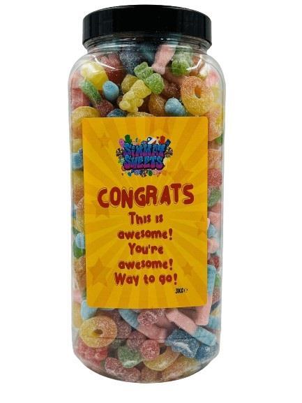 Congrats 3kg Jar - Fizzy Mix