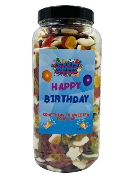 Happy Birthday 3kg Jar - Jelly Mix