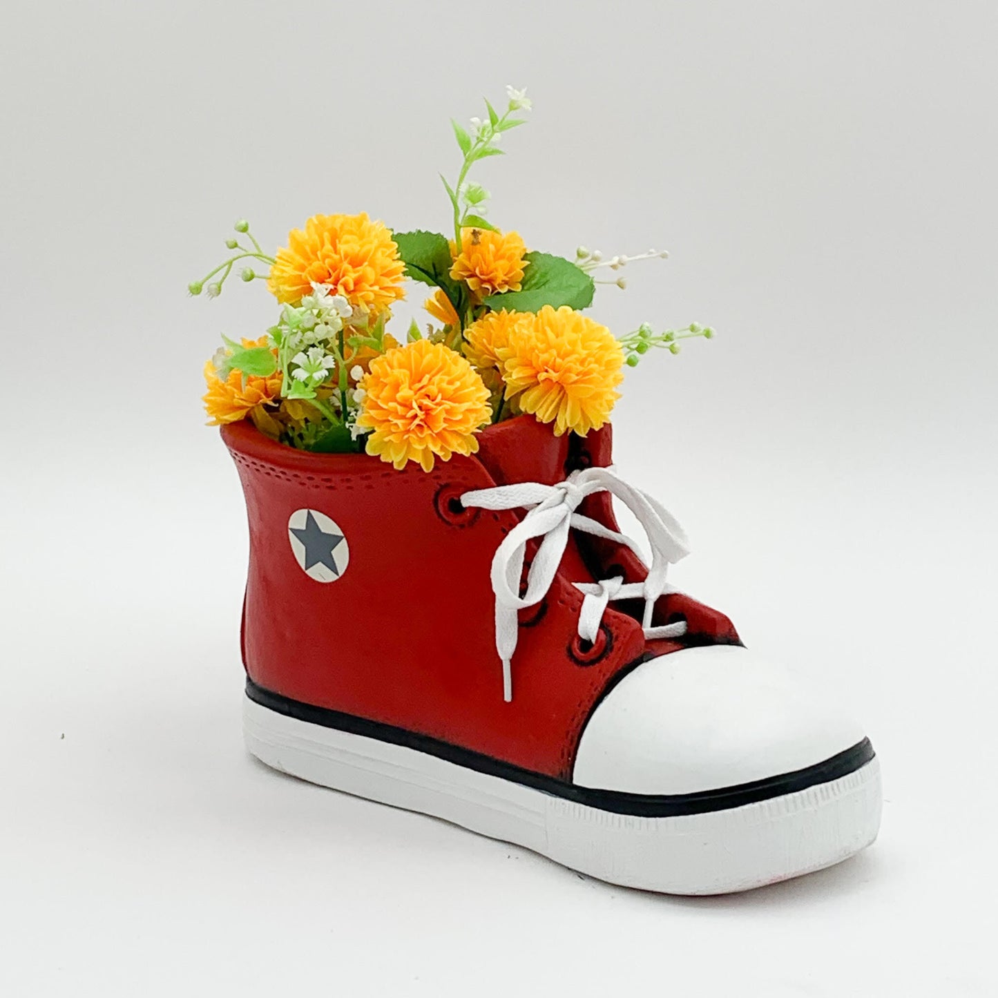 34cm red trainer planter