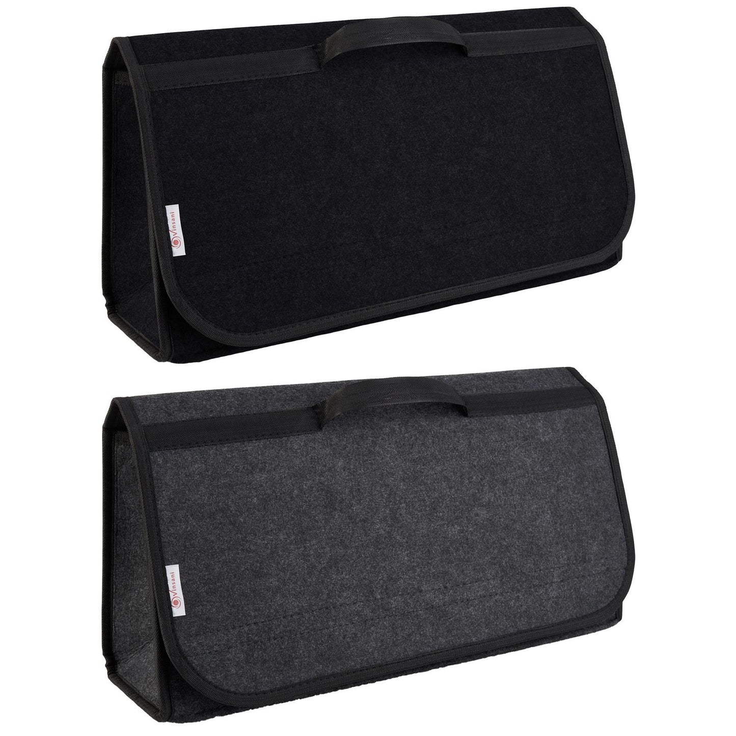 Dark Grey / Black Anti Slip Car Trunk Boot Storage Organiser Case Tool Bag - Suitable for All Vehicles