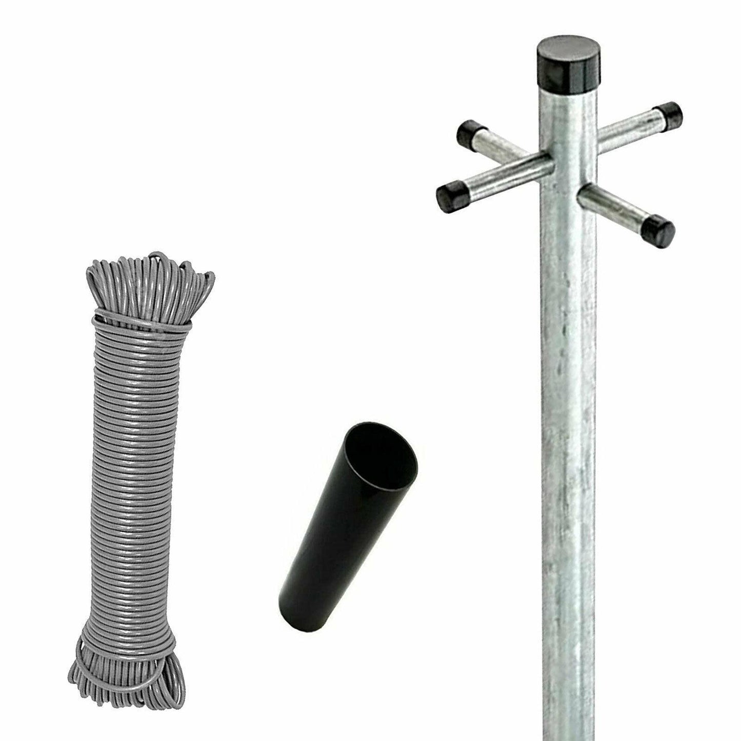 Heavy Duty Galvanised Clothes Pole