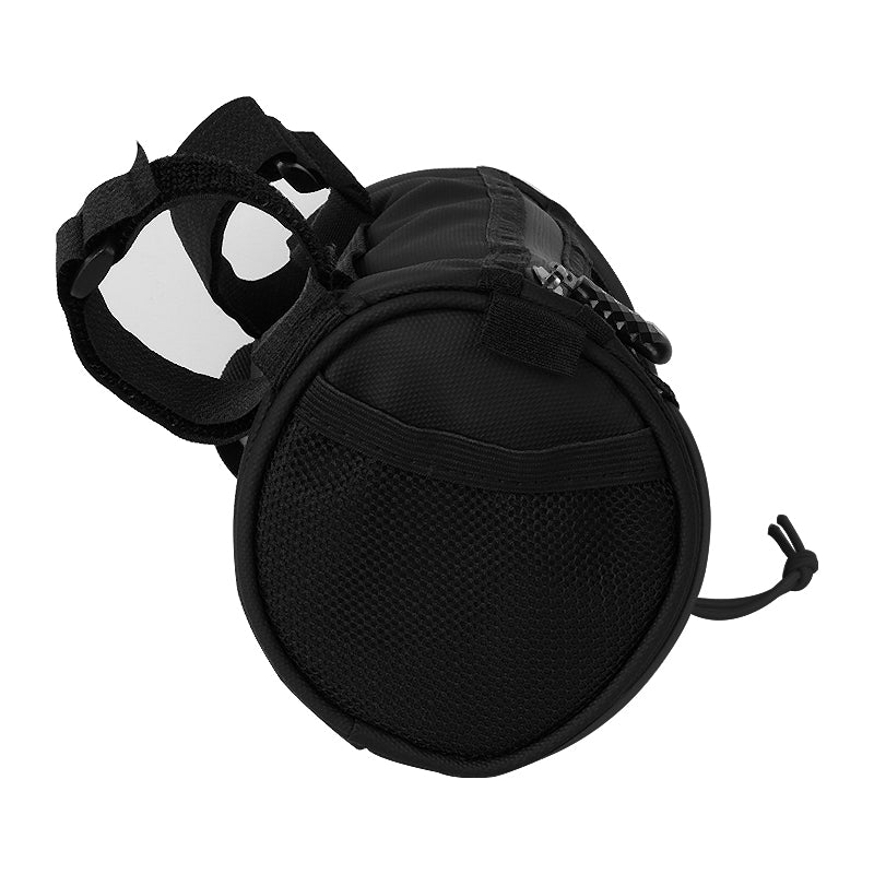 Bike Frame Bag Shoulder Bag Bicycle Handlebar Bag Mountain Bike Front Tube Pouch - Black Rope