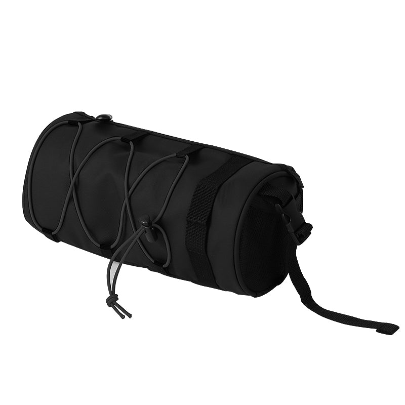 Bike Frame Bag Shoulder Bag Bicycle Handlebar Bag Mountain Bike Front Tube Pouch - Black Rope