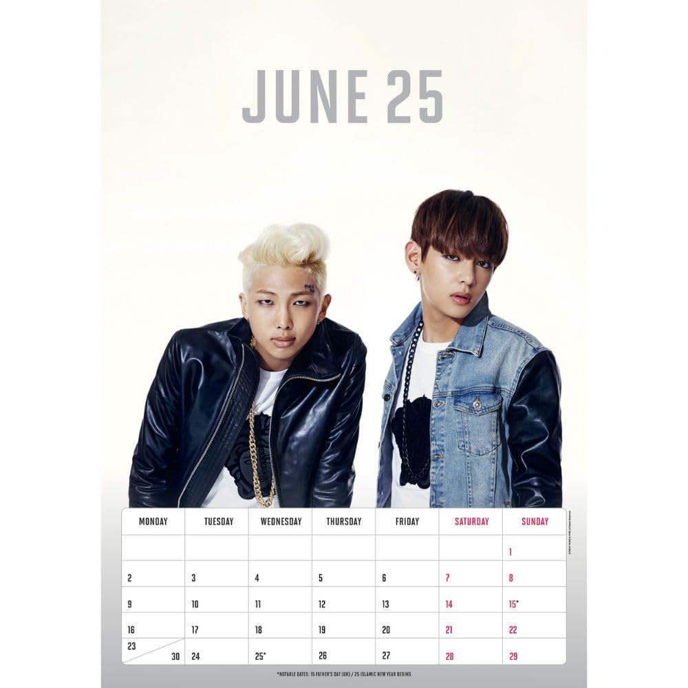 BTS A3 Calendar 2025