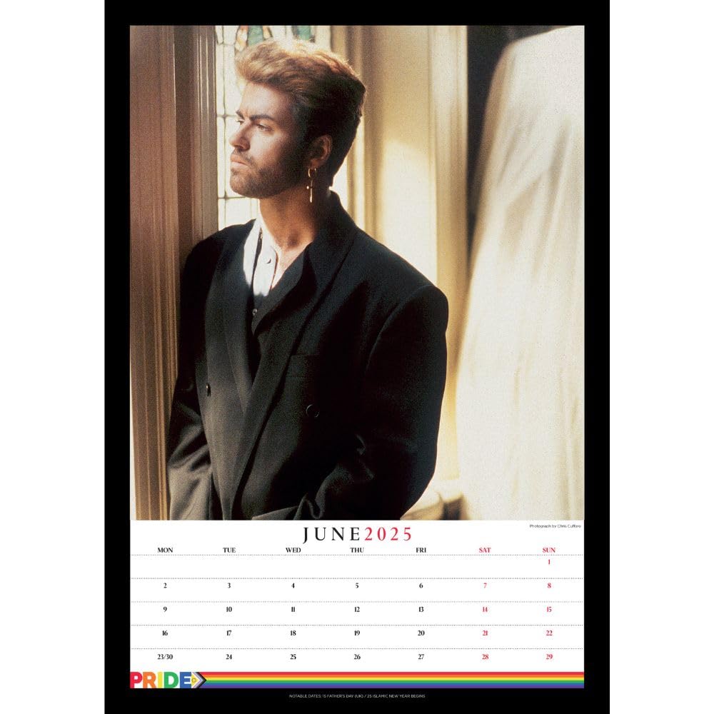 George Michael A3 Calendar 2025