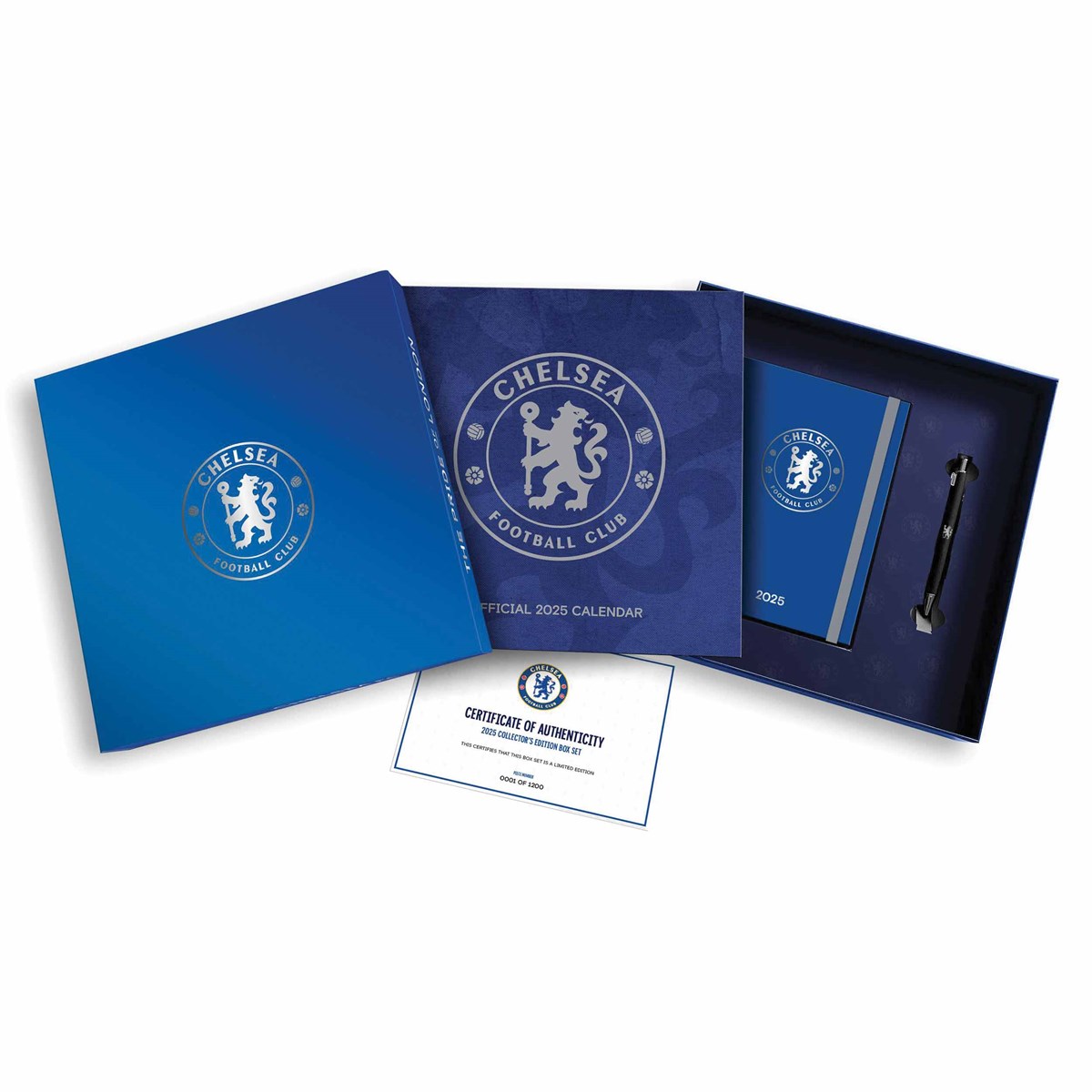 Chelsea FC Calendar & Diary Musical Gift Box 2025