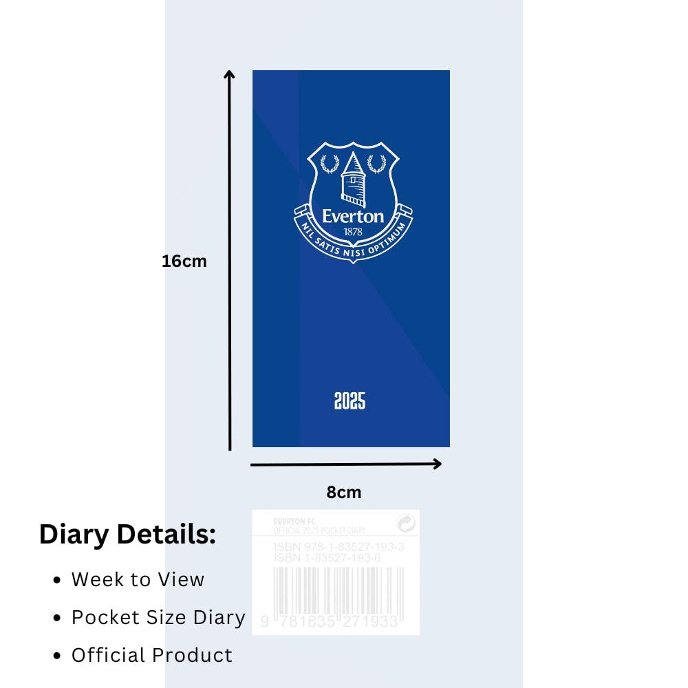 Everton FC Slim Diary 2025