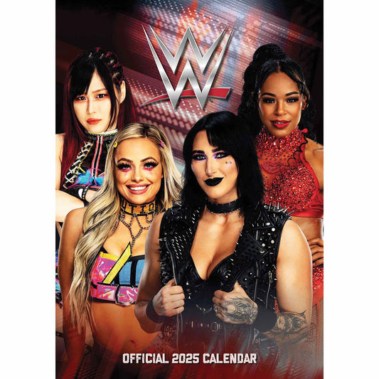 WWE Women A3 Calendar 2025