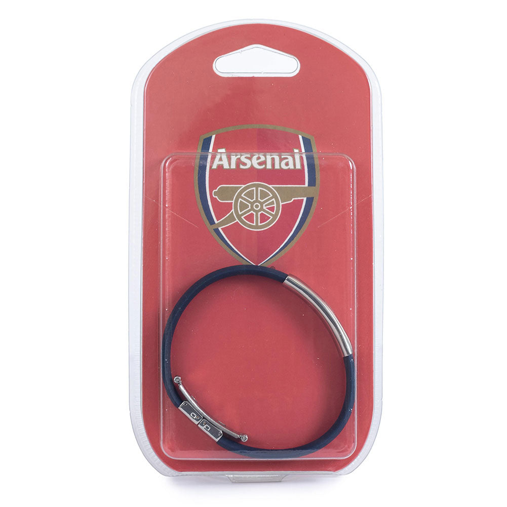 Arsenal FC Navy Silicone Bracelet