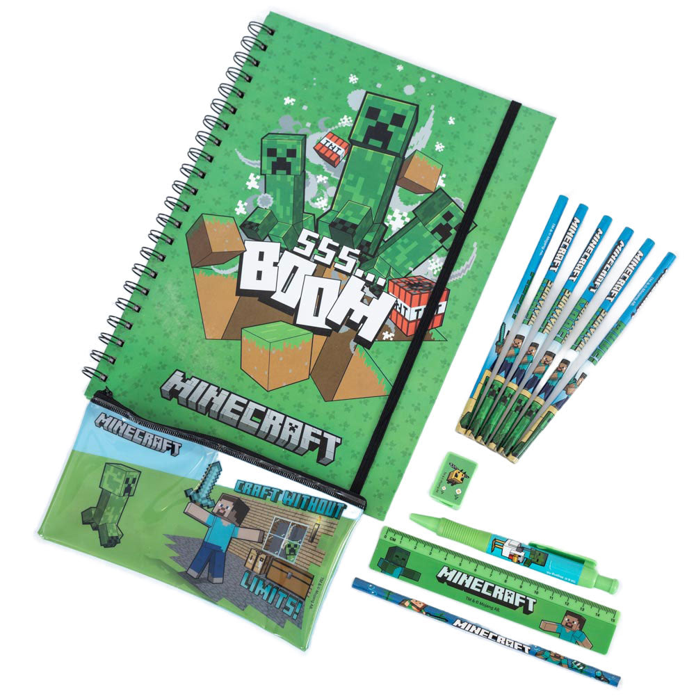 Minecraft Bumper Stationery Set