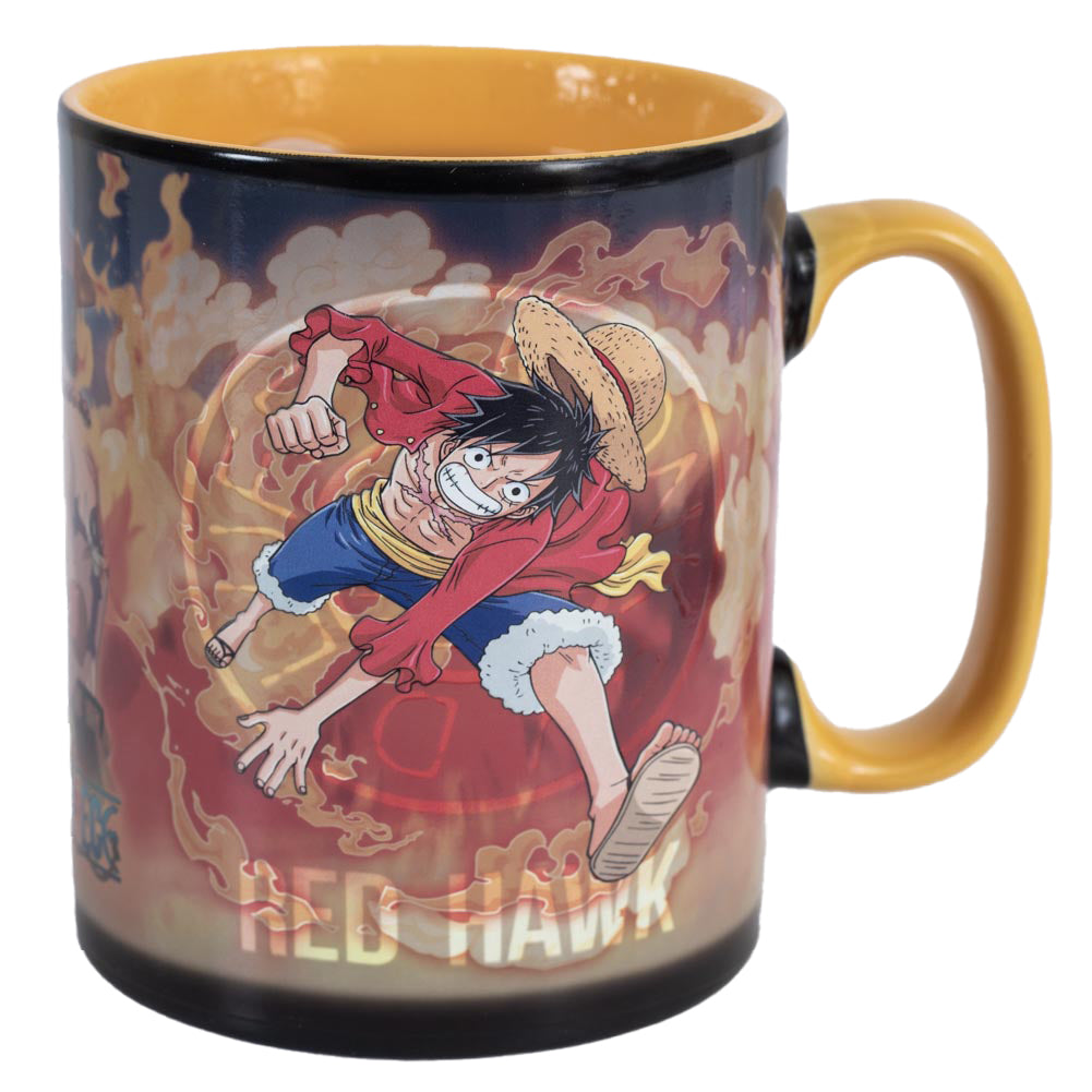 One Piece Heat Changing Mega Mug Luffy & Sabo