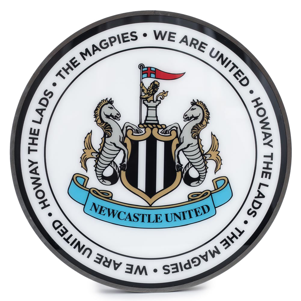 Newcastle United FC 12 Inch LED Wall Light