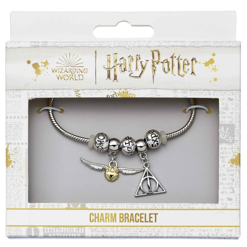 Harry Potter Silver Plated Spellbeads Bracelet