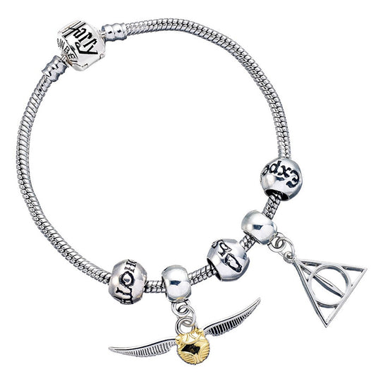 Harry Potter Silver Plated Spellbeads Bracelet