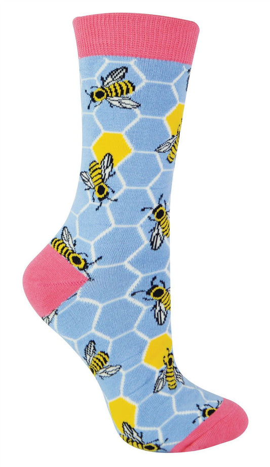 Miss Sparrow - Animal Socks (4-7 / Bee Hive)