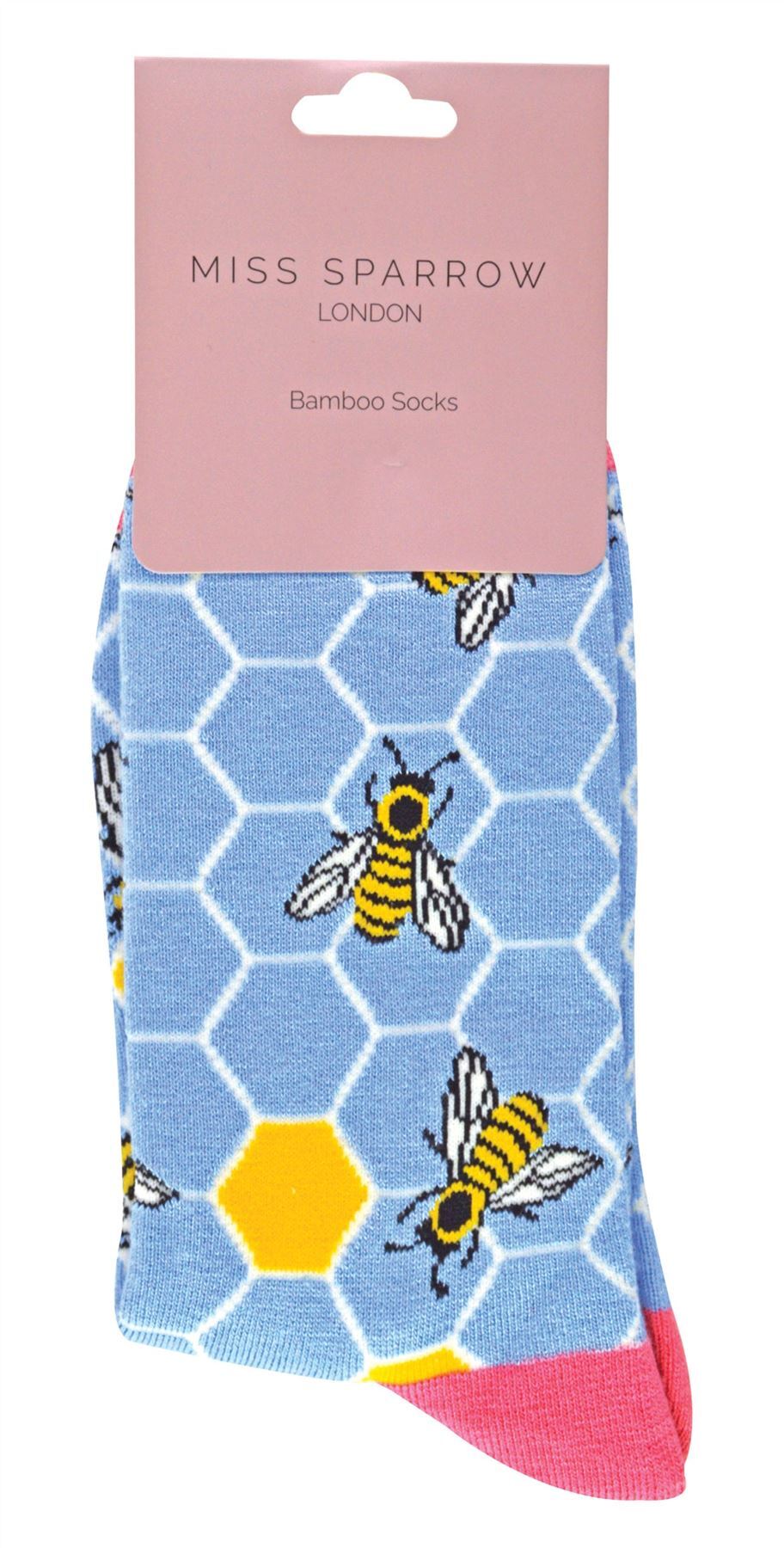 Miss Sparrow - Animal Socks (4-7 / Bee Hive)