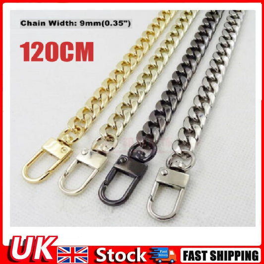 120CM Purse Chain Strap Handle Shoulder Crossbody Handbag Metal Replacement Bag