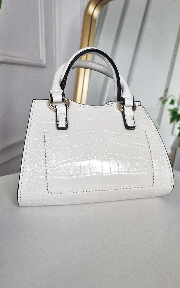 Croc Print Handbag