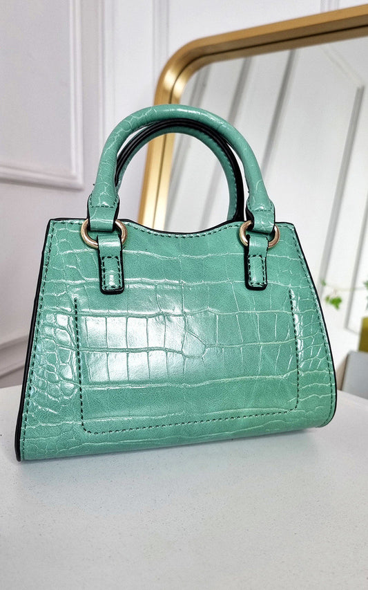 Croc Print Handbag