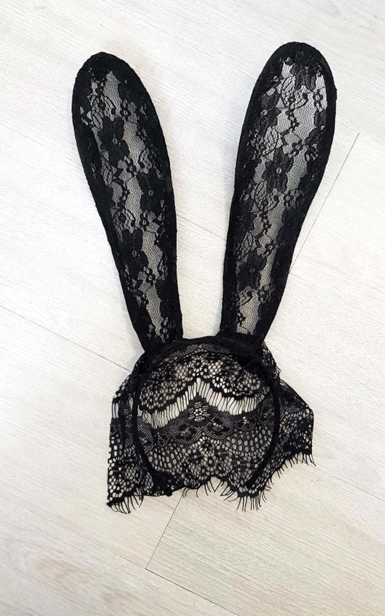 Lace Bunny Ears Headband