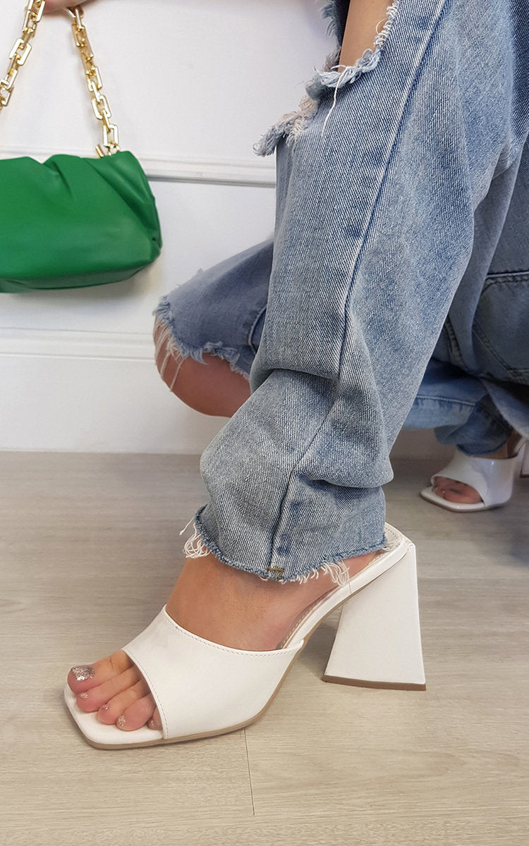 Slip On Block Heels