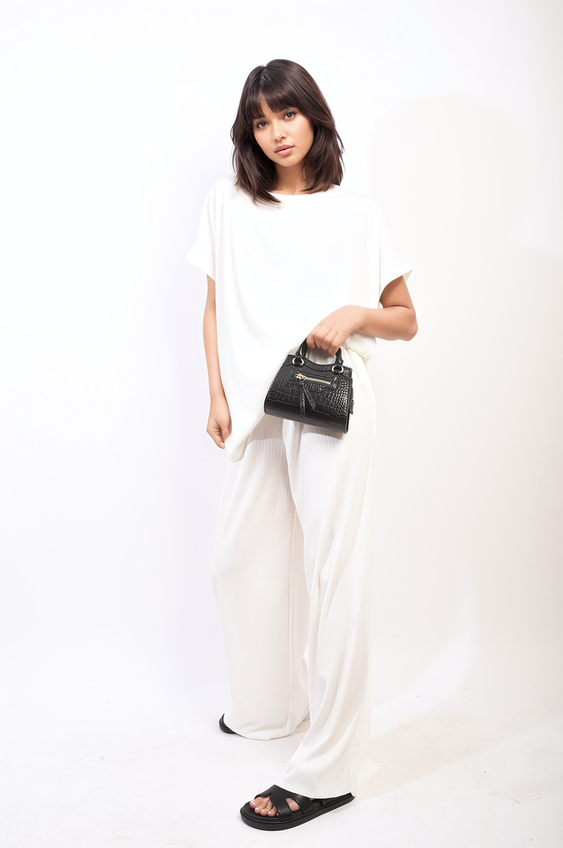 Oversized Top and Wide Leg Trouser Co-ord Set