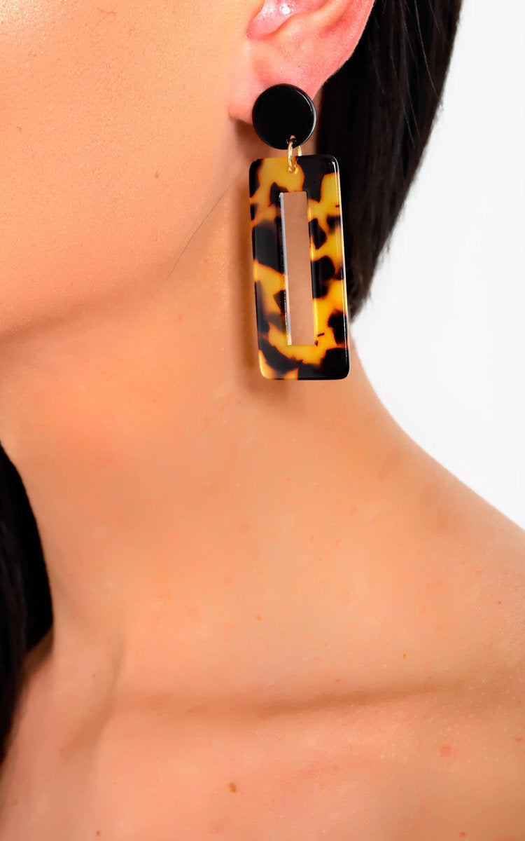 Geometric Drop Earrings