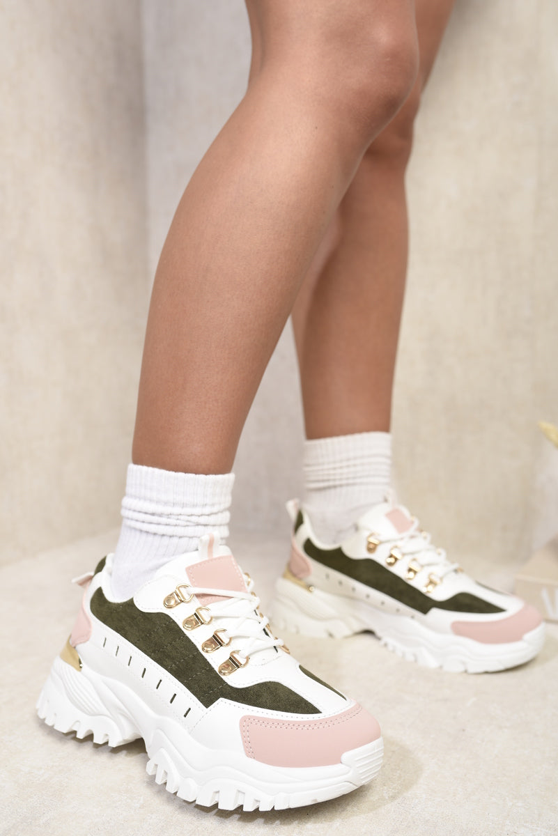 Lace Up Chunky Trainers