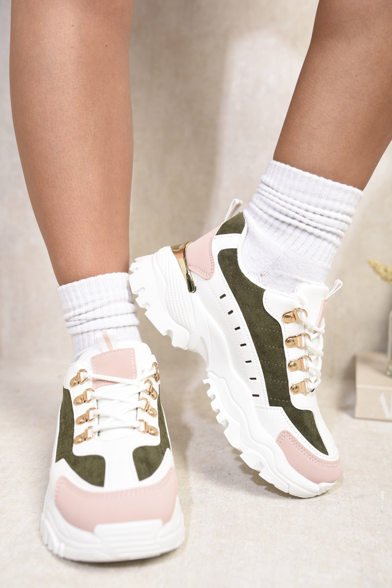 Lace Up Chunky Trainers