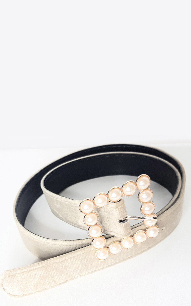 Pearl Buckle Belt