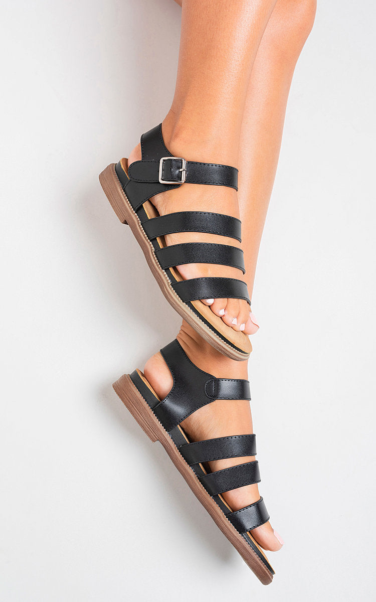 Strappy Flat Sandals