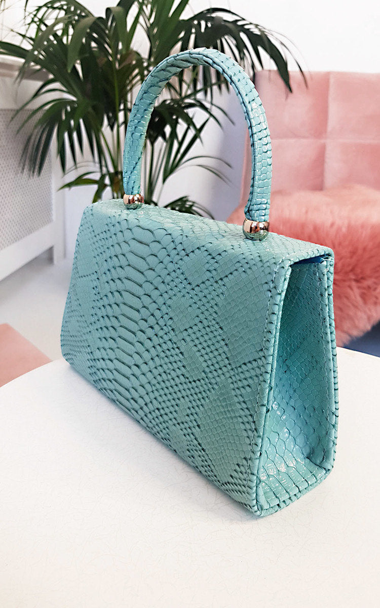 Croc Print Handbag Mutiple Colours