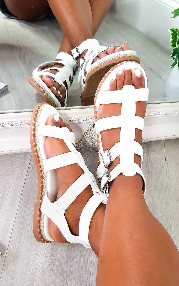 Strappy Flat Sandals